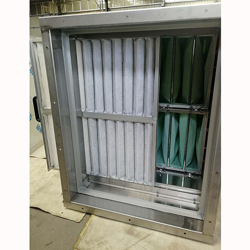 不（bú）鏽鋼初效、中效過（guò）濾箱--小型過濾箱