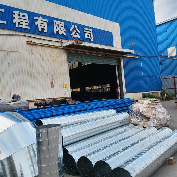 鍍（dù）鋅螺旋風管加工 車間排廢氣管道安裝 除塵管道（dào）加工
