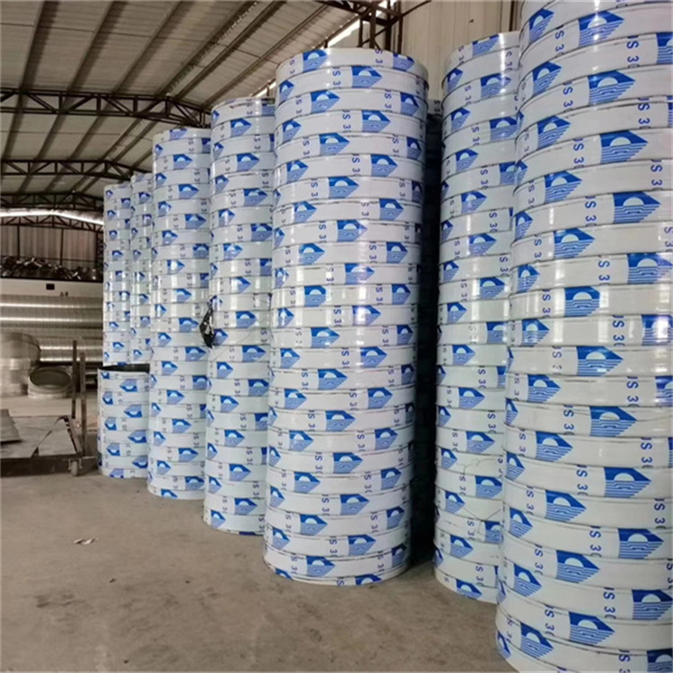 深圳不鏽鋼（gāng）螺旋（xuán）風管（guǎn）加工廠 304不鏽鋼風管定製 工廠環保風管安裝